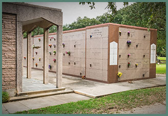 Roselawn Memorial Park's free standing mausoleum